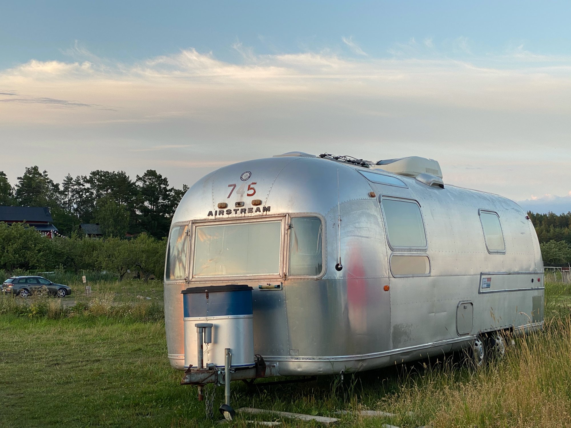 Airstream outside